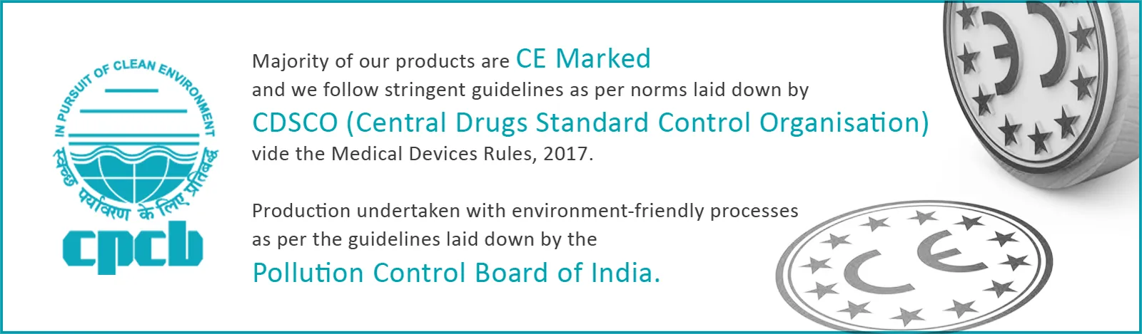 CPCB and CDSCO Certifications